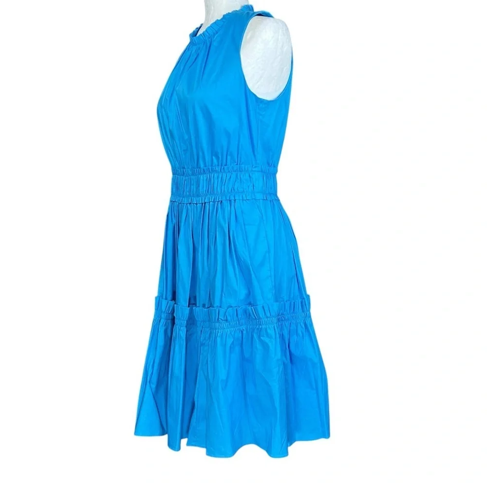 Lilly Pulitzer Tiered Elina Dress 2 Blue Ruffles Dainty Resort Cruise